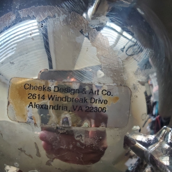 Cheeks Design &Art co. Silver plated footed pitcher - Picture 10 of 10